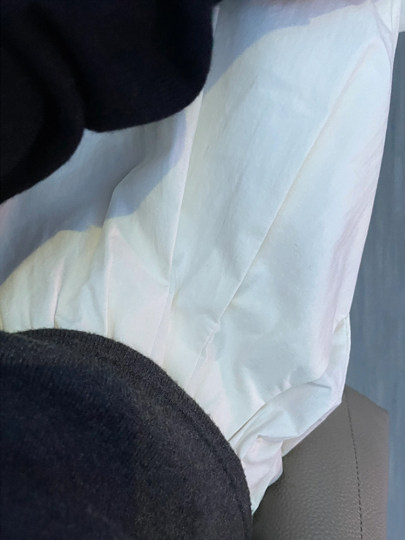 Pantalones casuales blancos de pierna ancha para mujeres, tamaño pequeño, pantalones de harén delgados y sueltos, grasa MM Pantalones de globo de nueve puntos de la cintura alta