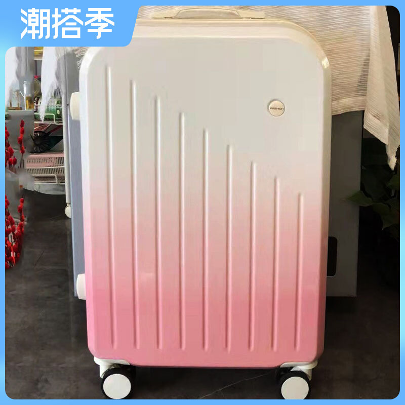 Small Fresh Suitcase Ins Nets Red Female Pull Rod box Men's large capacity Strong Durable Password Travel Leather Bags