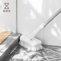 Lazy corner long handle cleaning floor brush Household bathroom broom tile bathroom bristle floor tile brush 66411