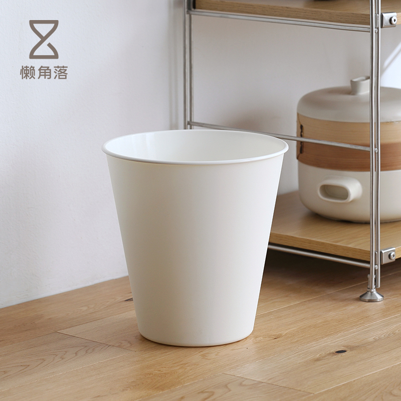 Lazy corner household lidless trash can Living room bedroom simple paper basket kitchen powder room trash can 65882