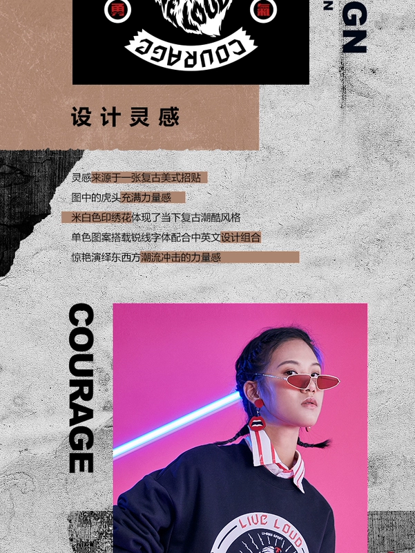 Li Ning Courage Sweater Bà New Life Life Series Thời trang thể thao giản dị - Thể thao lông cừu / jumper