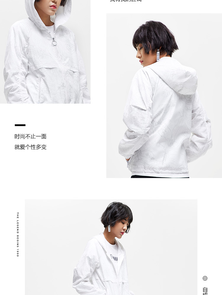 Áo gió Li Ning Bà 2019 mới sê-ri thời trang thể thao mới - Áo gió thể thao áo gió nam cao cấp