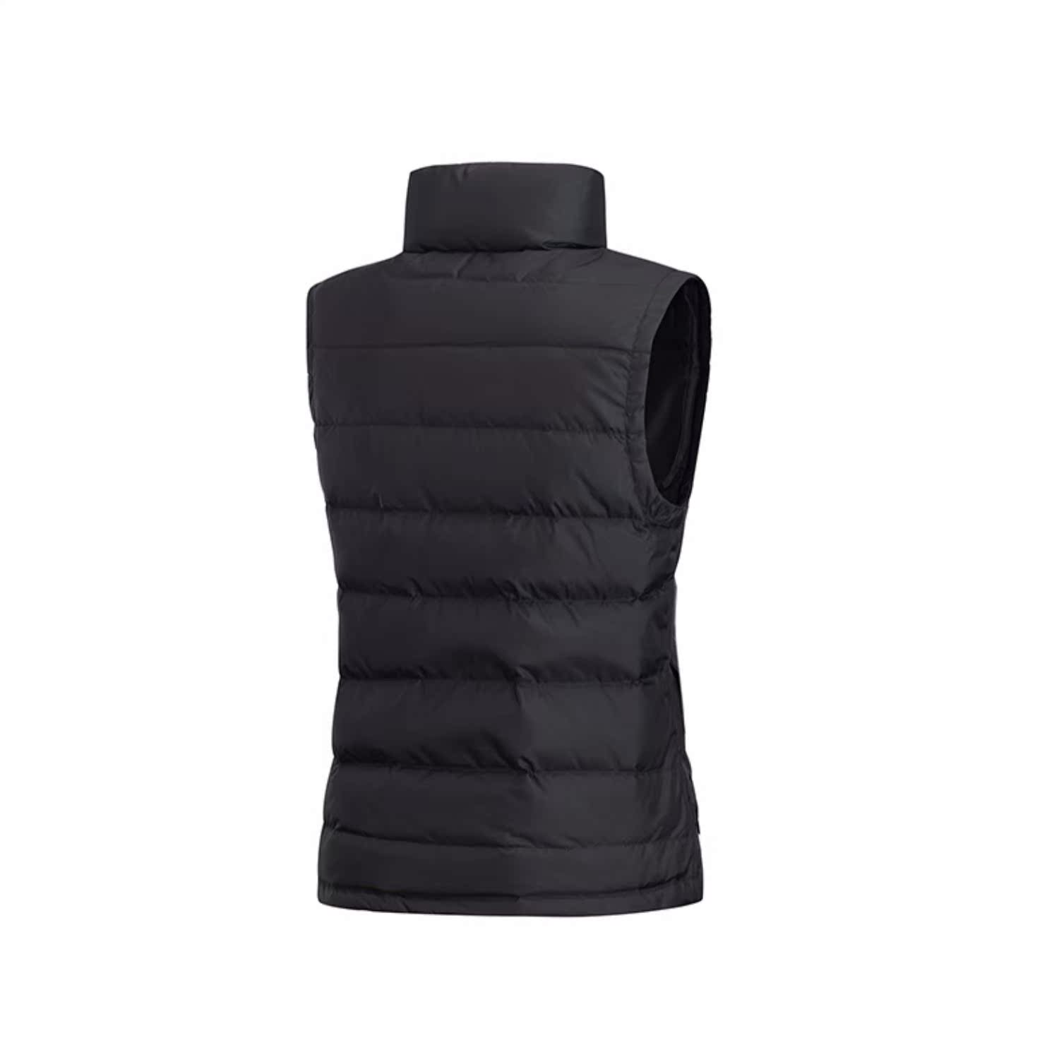 Li Ning xuống vest Bà BAD FIVE loạt bóng rổ ấm áp cổ áo giản dị mùa đông vịt trắng xuống trang phục thể thao - Áo thể thao áo khoác the thao adidas