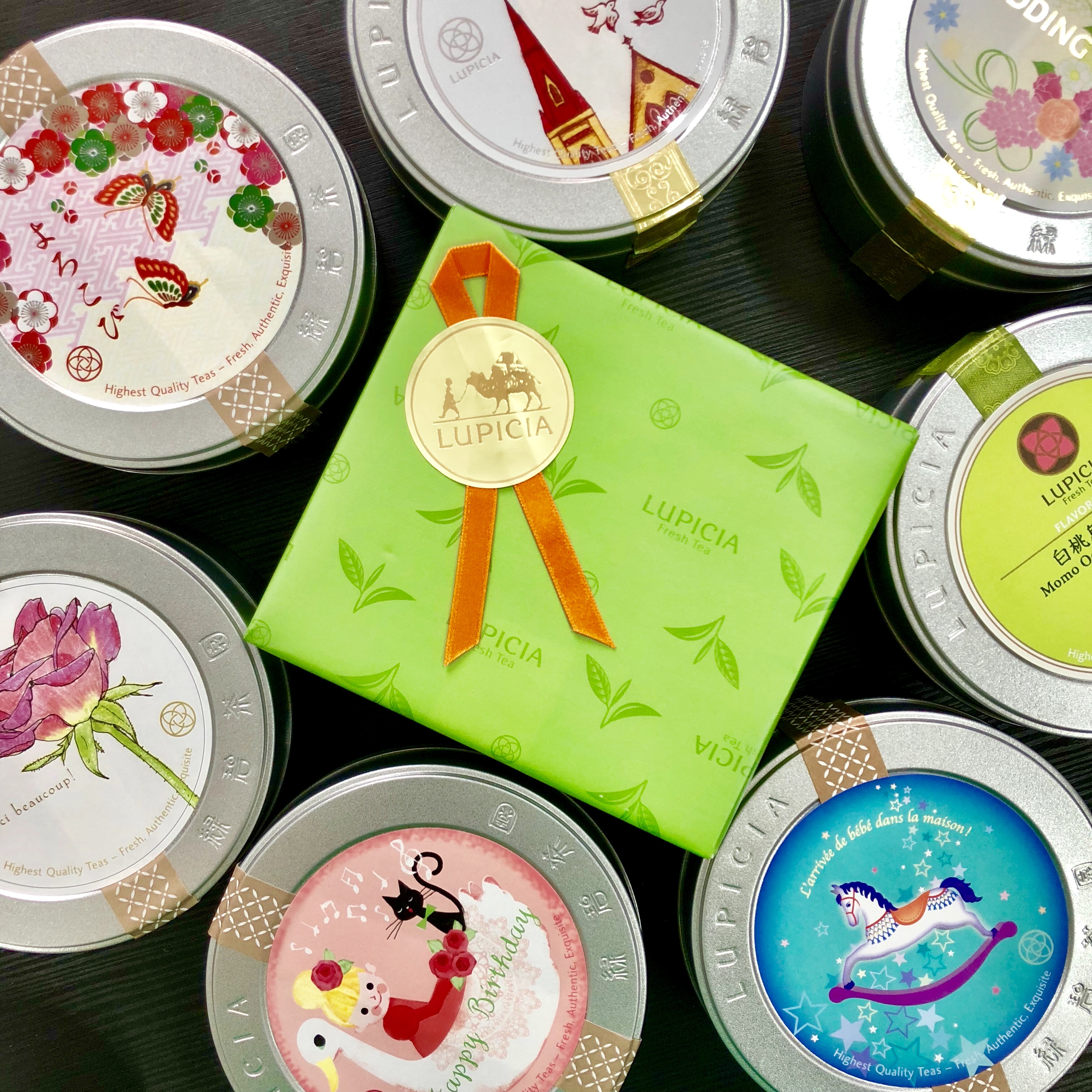 Spot Special Price Japan Lupicia White Peach Oolong Tea Green Beet Tea Garden 50g Canned Loose Tea Companion Gift Gift Box