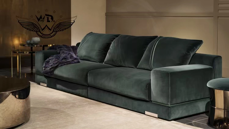 Wang Bin cao cấp tùy chỉnh Ý hiện đại ánh sáng sang trọng đồ nội thất sang trọng Fendi FENDI sofa nội thất - Ghế sô pha