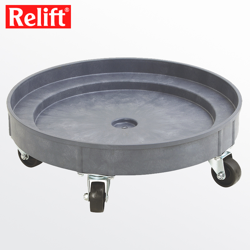 Sharp translation tank truck plastic fully enclosed anti-leakage pallet round barrel mobile base tank carrier cart