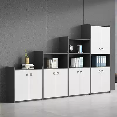 File cabinet Data cabinet partition layered rack Wooden office low cabinet confidentiality cabinet File cabinet storage office cabinet