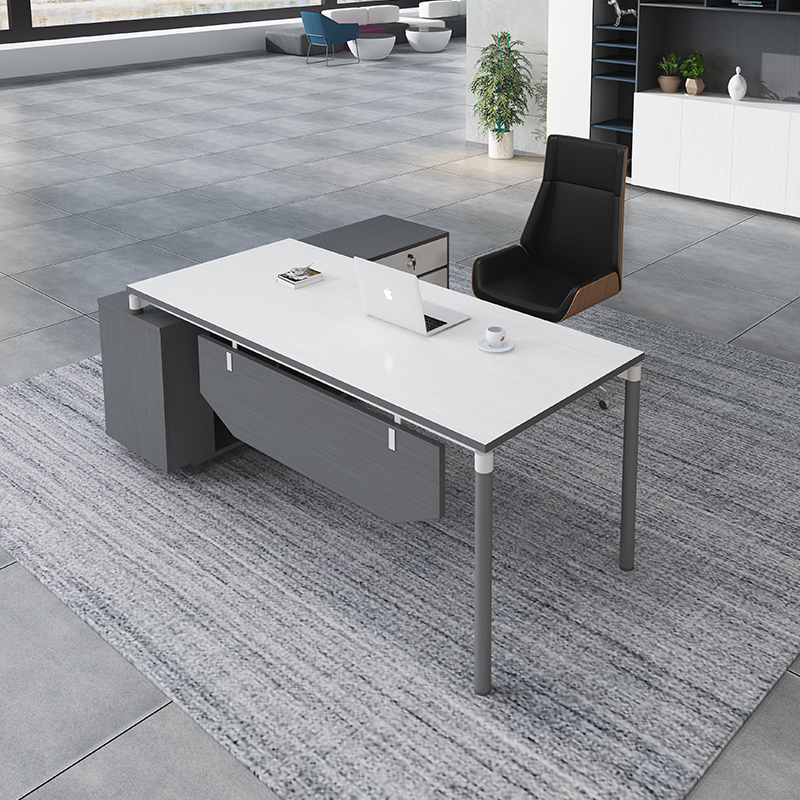 Boss Desk Brief Modern Office Furniture Finance Manager Table Supervisor Table Single Big Bandai Boss Table-Taobao