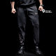 MonsterGuardians sweatpants men's autumn and winter slim leg fitness training running black long sweatpants