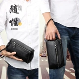 Сумка с петлей на руку, вместительная и большая маленькая сумка клатч, из натуральной кожи, 2019, новая коллекция, в корейском стиле