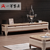 First class furniture modern minimalist TV cabinet modern living room furniture marble TV cabinet tea table combination