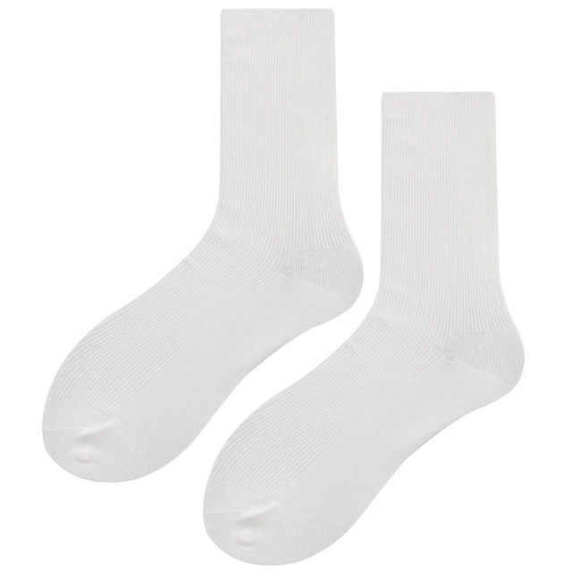 ຫ້ອງສອນກາງຄືນສີຂາວ pile socks autumn and winter cute jk socks women's spring and autumn long mid-tube cotton socks confinement socks