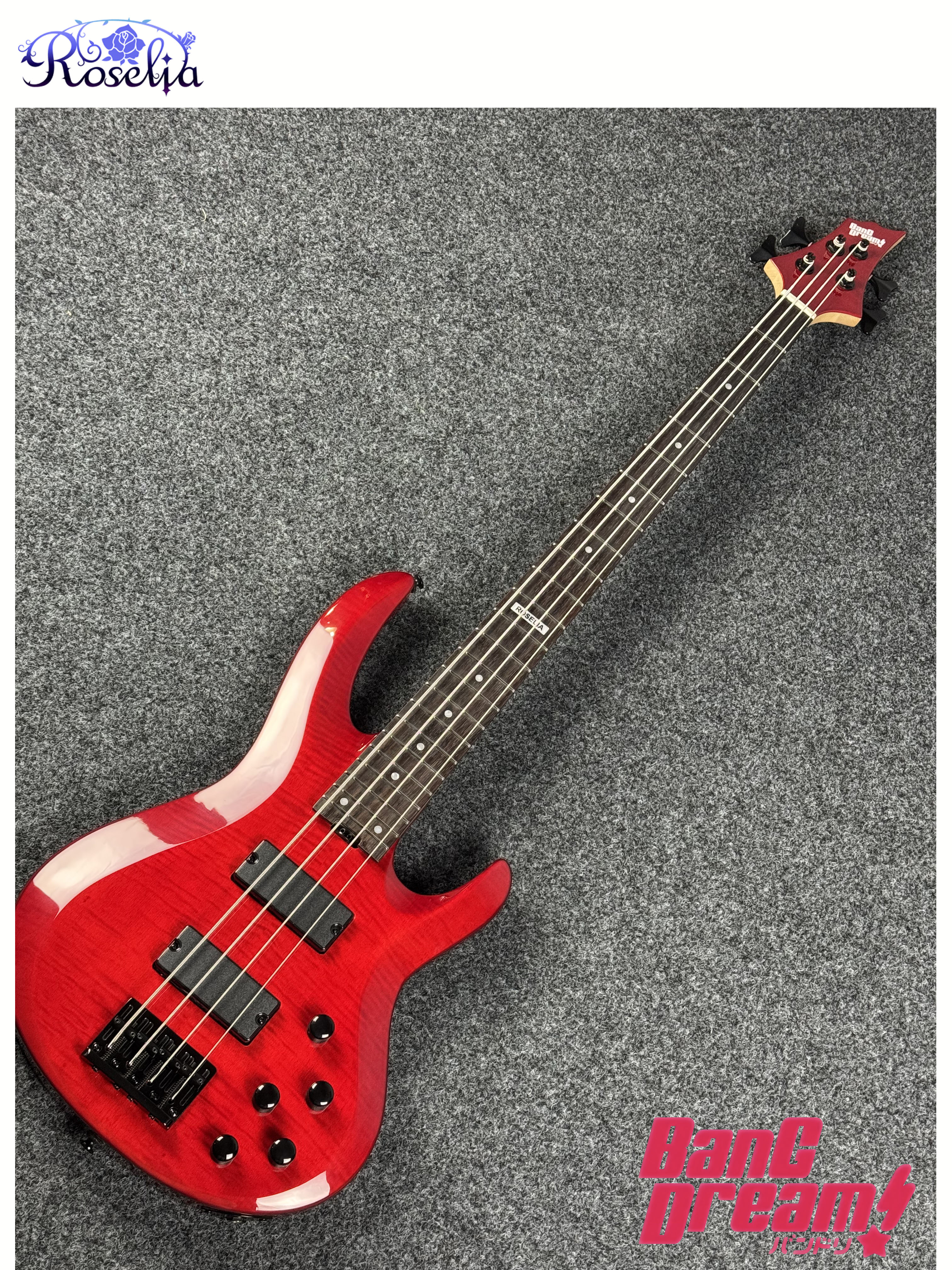Esp bang dream! roselia risa imai btl lisa style electric bass