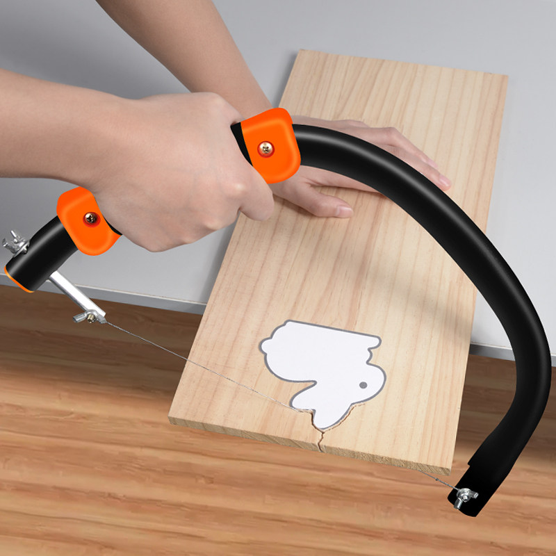 Multifunctional hand saw Household woodworking diy wire saw Manual fine tooth pull flower according to the wire jig saw Magic hacksaw