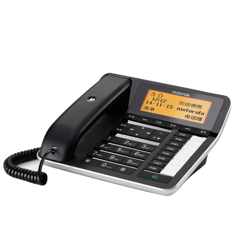 MotorolaCT700C Recording Telephone Landline Office High-end Full Chinese Menu Automatic Large Capacity SD Card