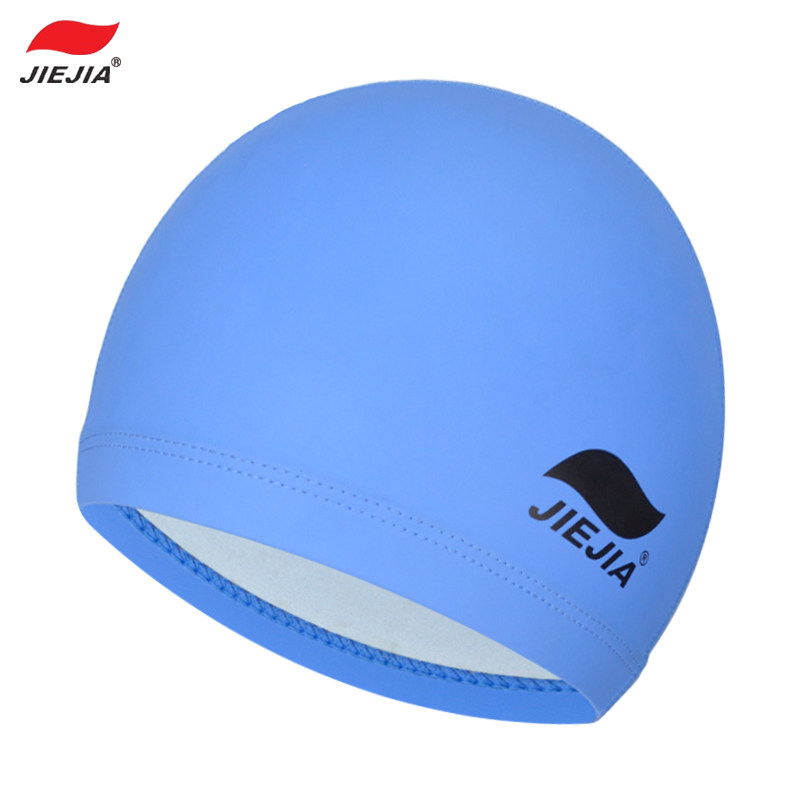 Tetya Swimming Cap Woman Long Hair Comfort Waterproof without Le Head PU Coating Hat Men Cloth Children Swimming Cap Swimsuit Glasses