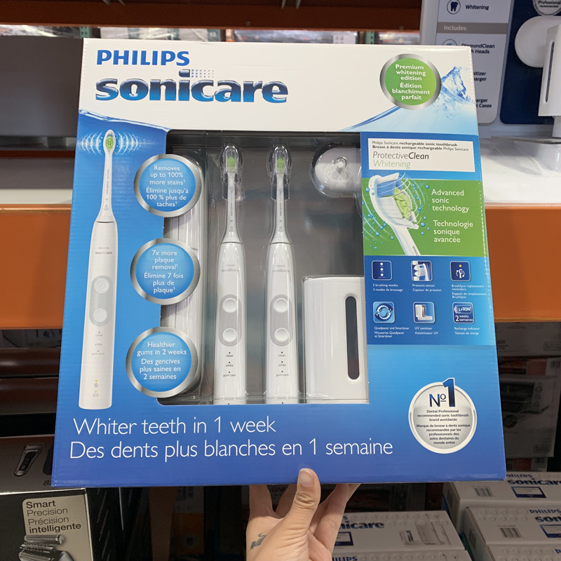 Spot Canada Philips Philips ultrasonic electric toothbrush set HX6877 toothbrush head
