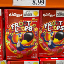 Spot Canadian Kelloggs Donuts Colorful wheat rings Multicolored grains Fruit Wheat rings Cereal 1 1kg