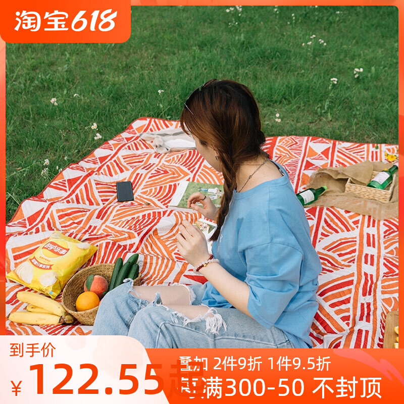 Black Deer Outdoor Picnic Mat Out of Swim Portable Crawl Cushion Ultrasound machine washable anti-damp cushion lawn floor mat