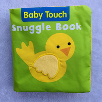 Foreign trade Original single baby Early teaching Puzzle Cloth Book Touch Sensation Three-dimensional Animal English Book with loud paper 1 Ben