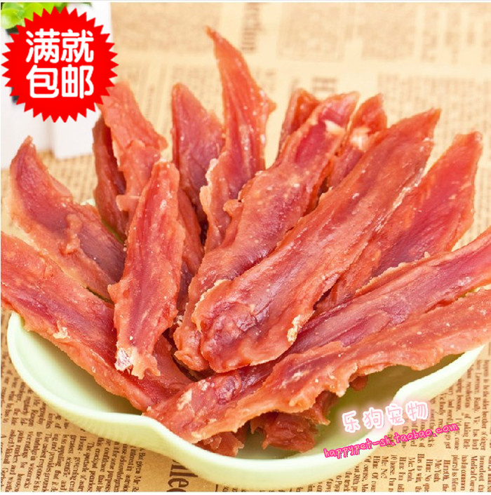 Pet snack dog snack grinding tooth bar and duck meat dry duck meat slice 420g Teddy Pet Food Training Reward