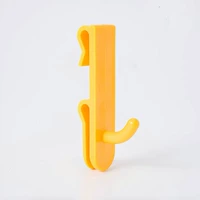 Желтый средний двойной подвесной одинарный крючок