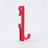 Красный маленький двойной подвесной одинарный крючок