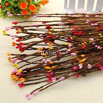 Simulation flower rattan vine wreath glass bottle flower arrangement shooting props Net red decoration room small items