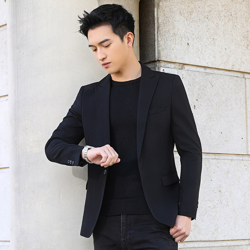 [USD 121.20] Men's Casual Suit Set Decoration Korean Style Trend Small