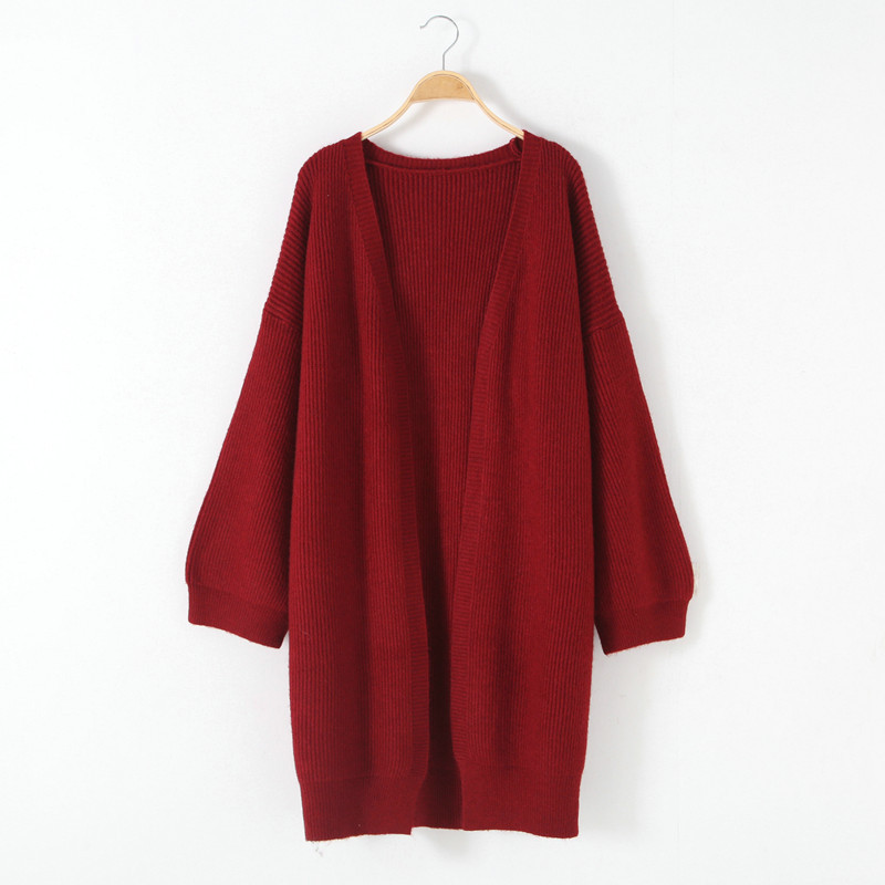 Lazy Mid-Length Cardigan Sweater for Women, Loose Outerwear, Casual Knitted Jacket, Autumn New Style, Gentle Retro Style Lazy Mid-Length Cardigan Sweater for Women, Loose Outerwear, Casual Knitted Jacket, Autumn New Style, Gentle Retro Style