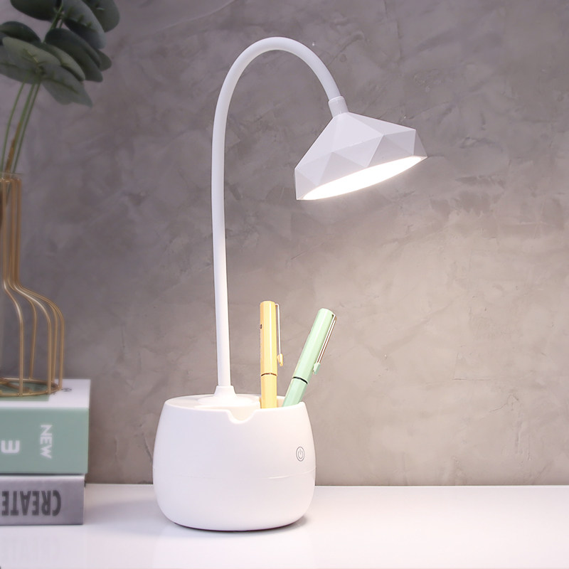 Eye protection small desk lamp LED desk Dormitory study USB rechargeable college student children's reading bedroom bed night light