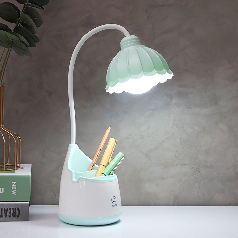 Charging Table Lamp Learning Special Eye Care Lamp College Student Dorm Bedroom Bed Head Lamp Children Desk LED Reading Light