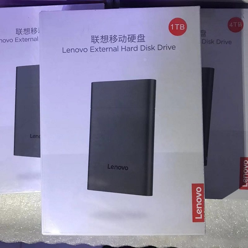 联想F509 F508新款金属1t 2t 4t移动硬盘Type c机械硬盘高速读写