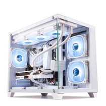 Golden River Fields Micro360 Without Post Sea View House Chassis Computer Bench type machine ATX white water cooling 3181