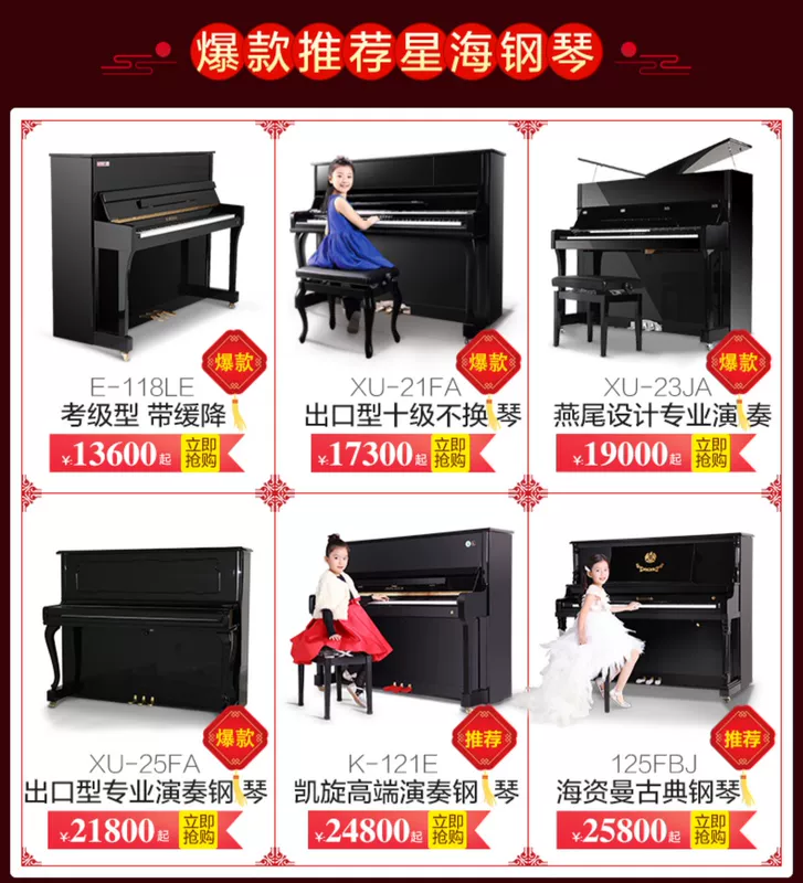 Canada Haizi Man hoàn toàn mới 133BB dọc piano cổ điển chuyên nghiệp piano gỗ rắn người lớn chơi nhà - dương cầm