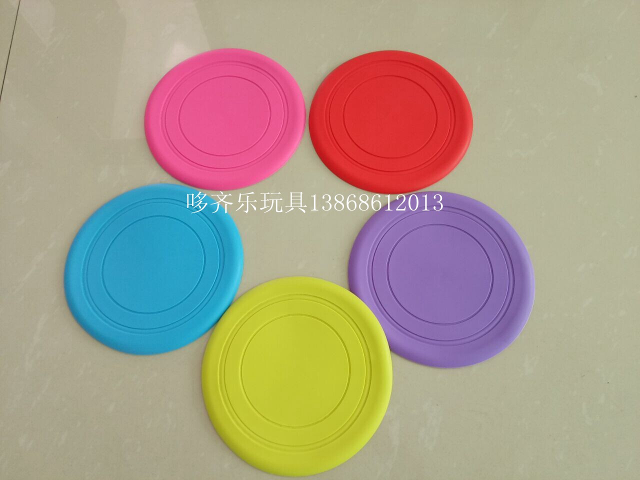 Safety Silicone Frisbee Children's Soft Flying Saucer Kindergarten Children Parent-child Interactive Outdoor Sports Toys