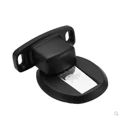 Invisible door suction invisible suction black non-perforated strong suction black invisible door suction door touch dressing room