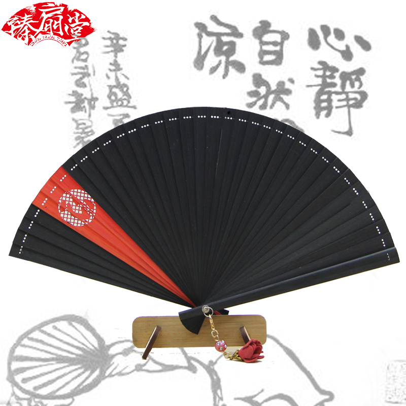 Chinese Wind Full Bamboo Fan Hollowed-out Engraving Ancient Wind Folding Fan Female Style Day Style 5 Inch 6 Inch Small Folding Fan Classical Dance