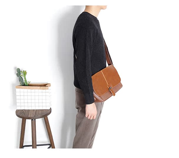 Nhật Bản retro nam giản dị túi thanh niên đường phố chụp túi Messenger túi sinh viên túi đại học thủy triều tui xach