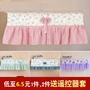 Nắp vải jacquard điều hòa gió khiên áo khoác bụi bảo vệ che mui xe nửa gói một chiếc váy mùa hè gió - Bảo vệ bụi trùm máy giặt cửa ngang