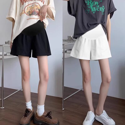 Langsha Small Casual Cotton and Linen Summer Wear Shorts for Pregnant Women — 7