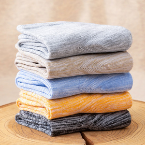 5双袜子男中筒夏季运动透气长袜子