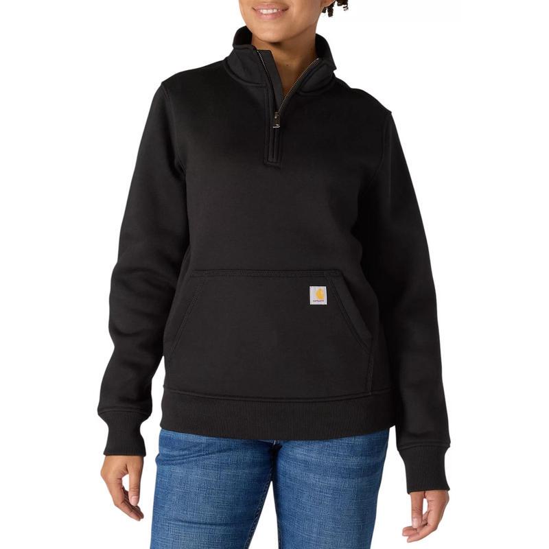 Overseas Purchasing Agent for Carhartt Women's Jackets, Warm and Windproof, Half-Zip, Blended Fabric, Suitable for Commuting and Outdoor Activities, with a Stand-Up Collar