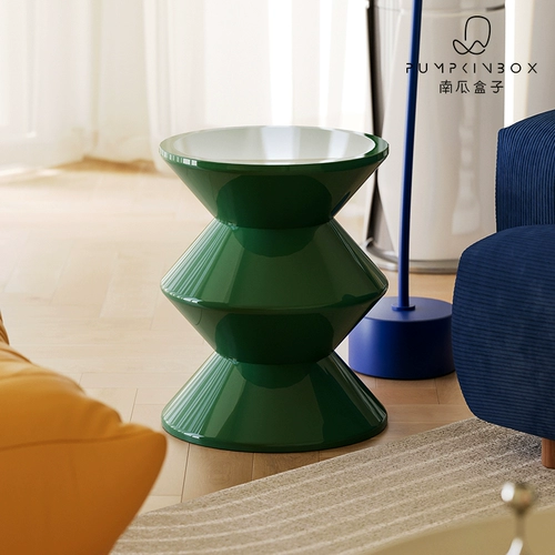 Кремовый прикроватный шкаф, северная пластиковая детская маленькая спальня, прикроватный шкаф Творческий журнальный столик простой край