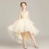 Элитный наряд маленькой принцессы, платье девочки цветочницы, детский наряд для музыкальных выступлений, в западном стиле, подарок на день рождения
