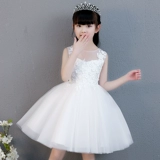 Детское платье, наряд маленькой принцессы, зимний наряд для музыкальных выступлений, подарок на день рождения, из фатина, благородный крой