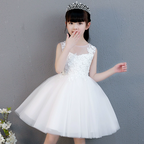 Детское платье, наряд маленькой принцессы, зимний наряд для музыкальных выступлений, подарок на день рождения, из фатина, благородный крой