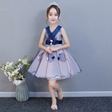 Детское платье, манекен головы, наряд маленькой принцессы, наряд для музыкальных выступлений, благородный крой, подарок на день рождения