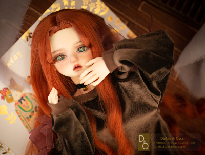 taobao agent D & O spot BJD3 points female doll hair SD giant baby DD hand -changing fake hair MDD divided Alice long curly hair