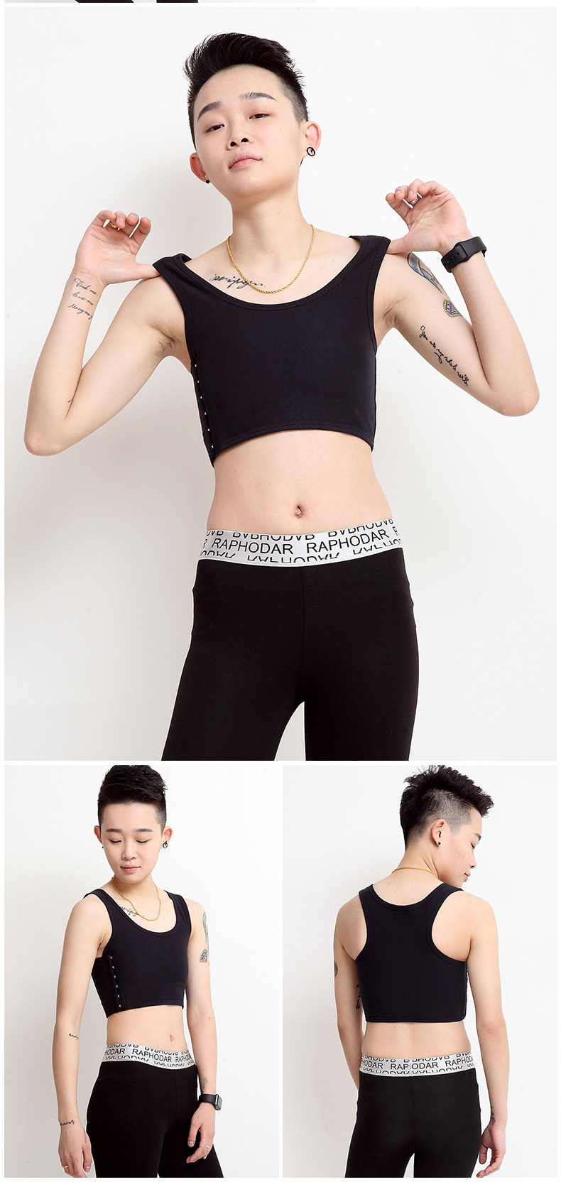 Body LES1980 R2016017, mouvement en coton - Ref 647277 Image 35